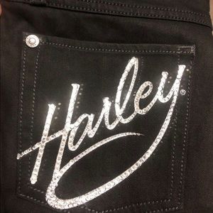 Harley Davidson Black Jeans